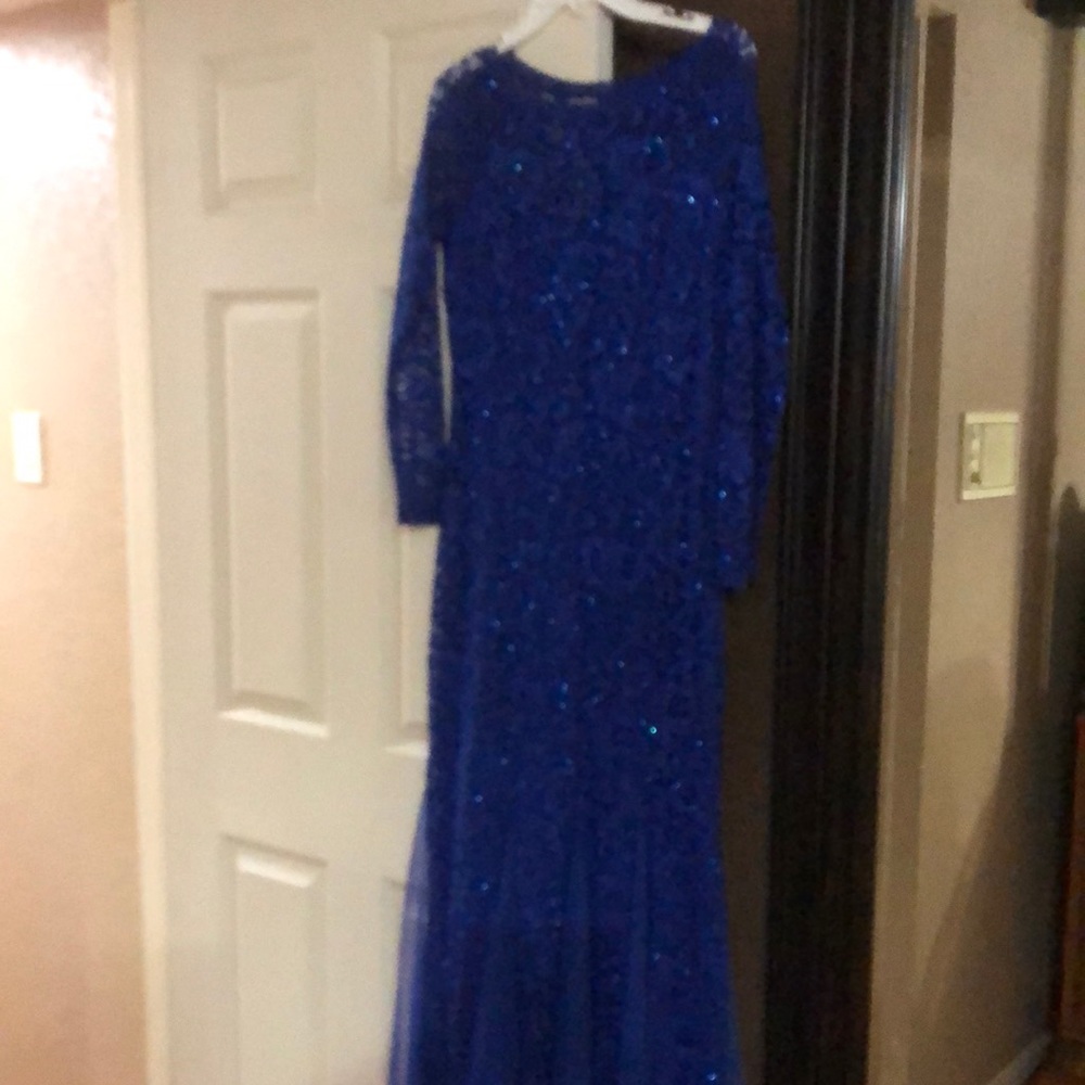 Royal blue dress new with one tags